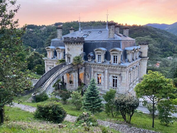 Le château au coucher du soleil